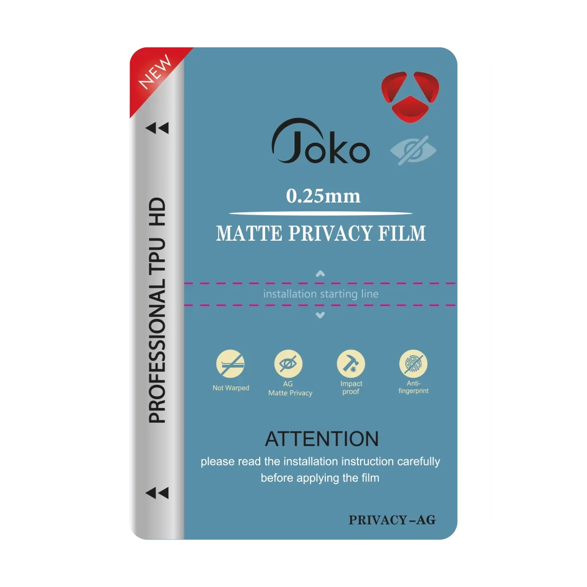 Joko TPU 0.25MM HD Makine Mat Hayalet Ekran Koruyucu Fiyatı, Yorumları ve Özellikleri