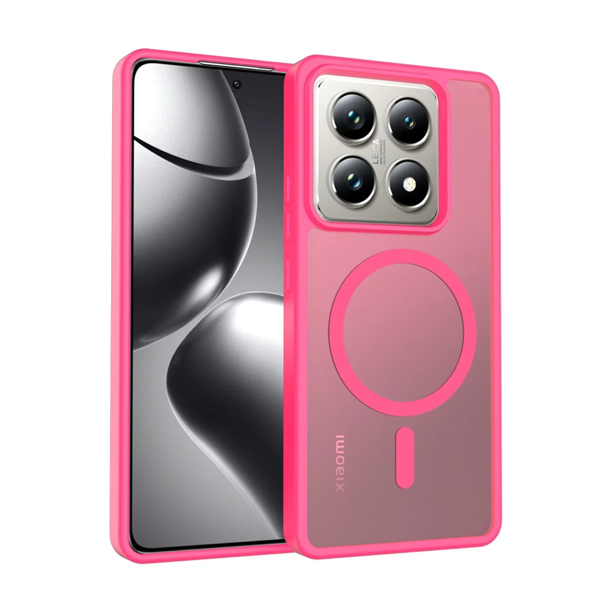 Joko Xiaomi Mi 14t Pro Jota Magsafe Kapak - Rose Joko Xiaomi Mi 14t Pro Jota Magsafe Kapak - Rose