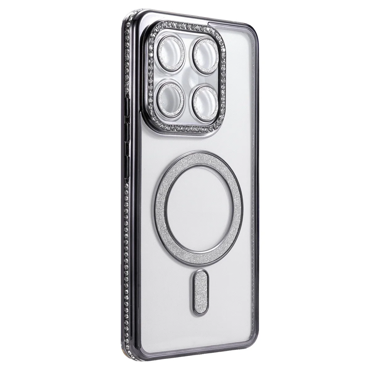Joko Xiaomi Mi 15t Pro Joke Simli Magneticsafe Kılıf - Siyah Joko Xiaomi Mi 15t Pro Joke Simli Magneticsafe Kılıf - Siyah