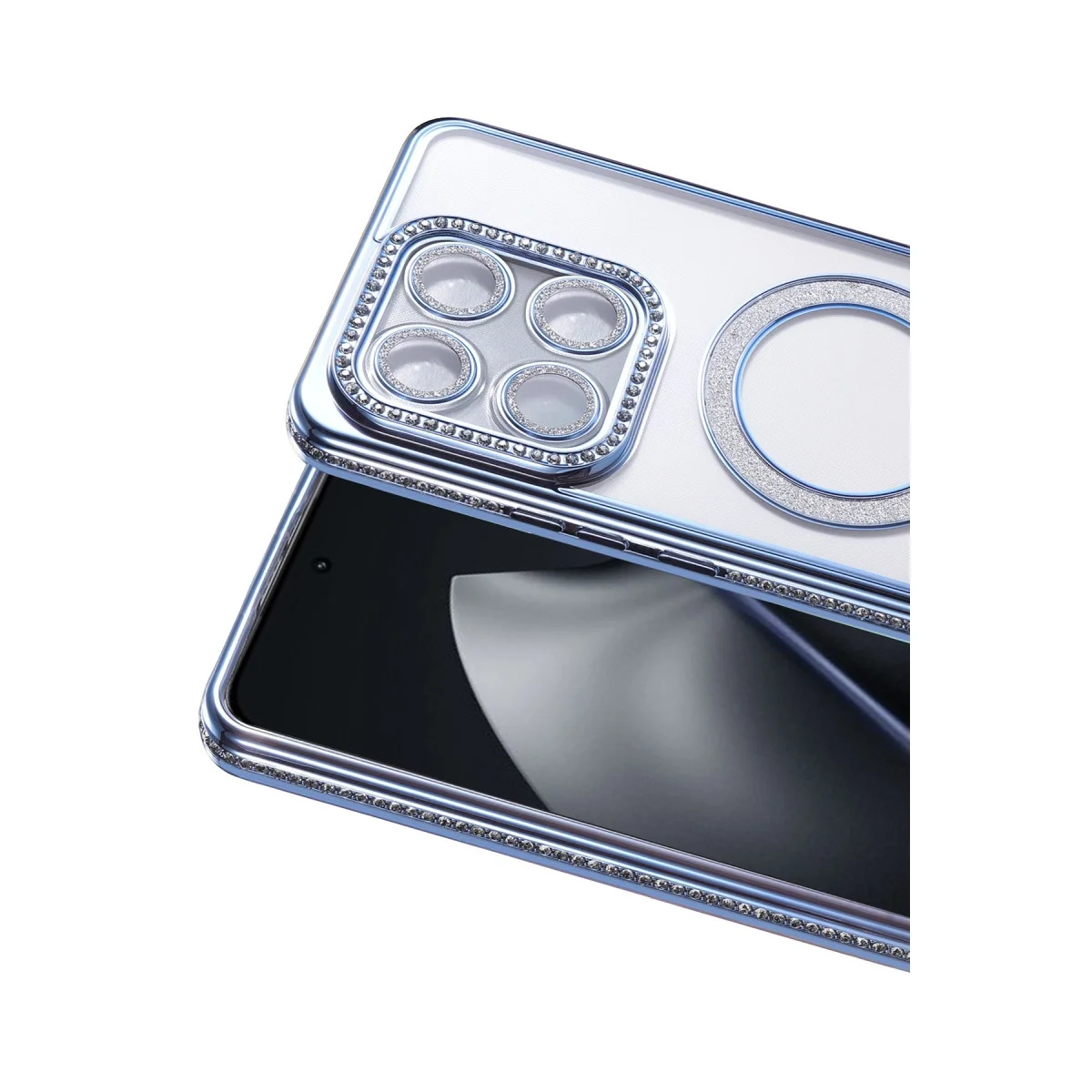 Joko Xiaomi Mi 15t Pro Joke Simli Magneticsafe Kılıf - Mavi Joko Xiaomi Mi 15t Pro Joke Simli Magneticsafe Kılıf - Mavi