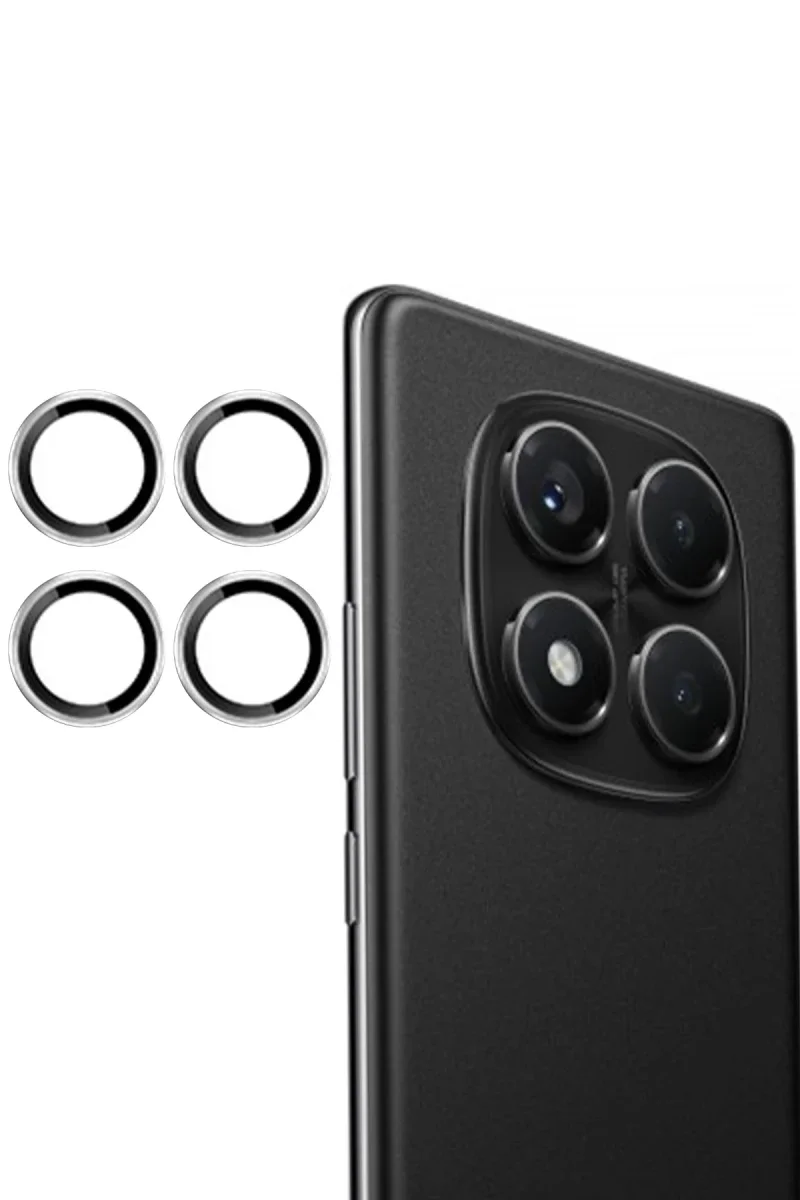 Joko Xiaomi Redmi Note 14 Pro 4G PVD Metal Kamera Lens - Gümüş Joko Xiaomi Redmi Note 14 Pro 4G PVD Metal Kamera Lens - Gümüş