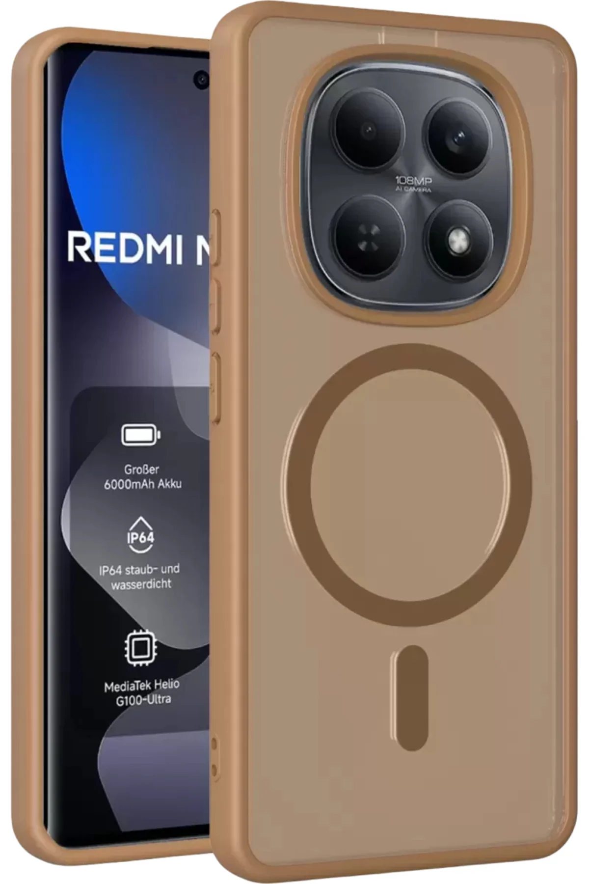 Joko Xiaomi Redmi Note 15 Pro 4g Jota Magsafe Kapak - Çöl Titanyu