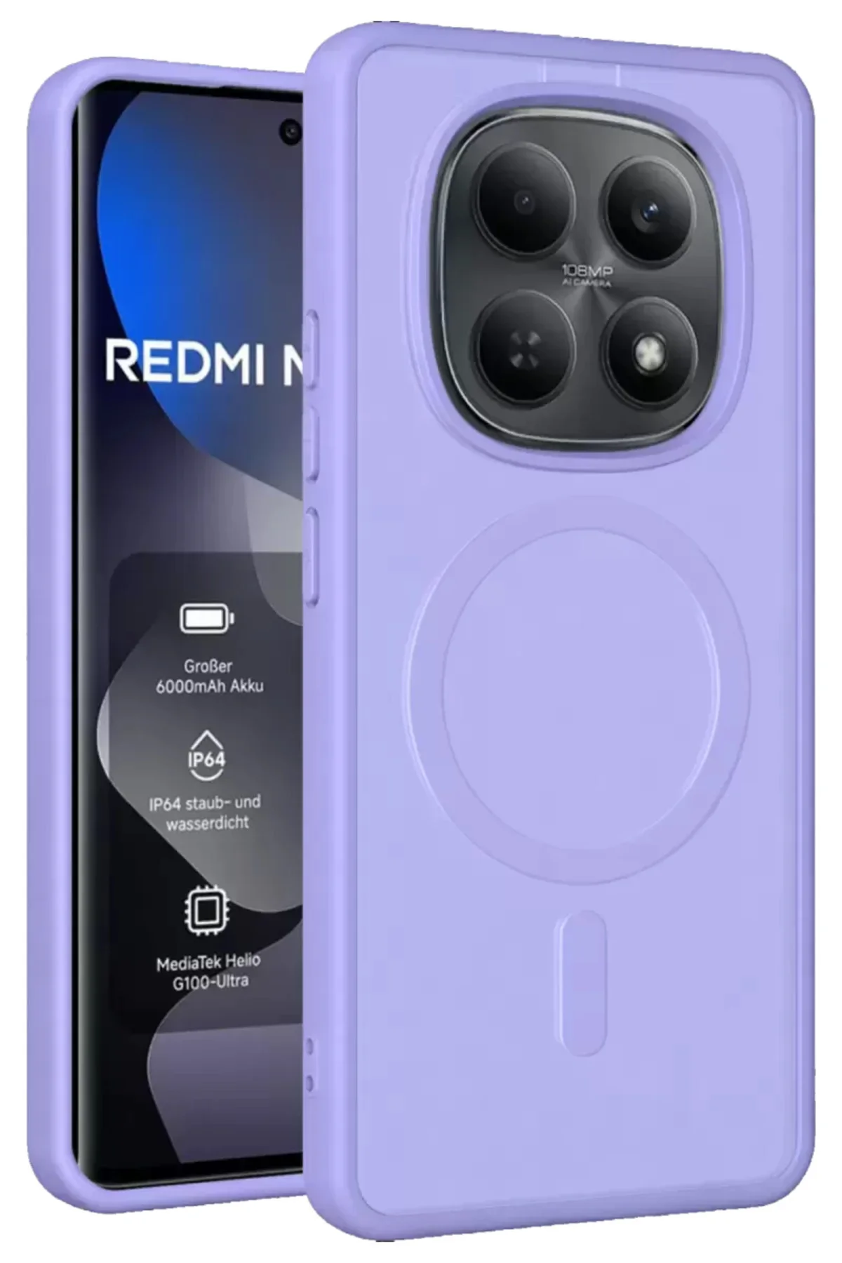 Joko Xiaomi Redmi Note 15 Pro 4g Jota Magsafe Kapak - Lila