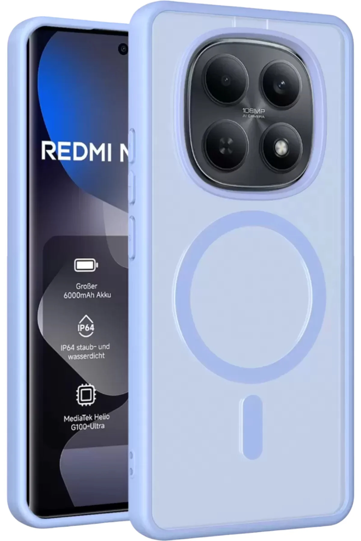 Joko Xiaomi Redmi Note 15 4g Jota Magsafe Kapak - Açık Mavi