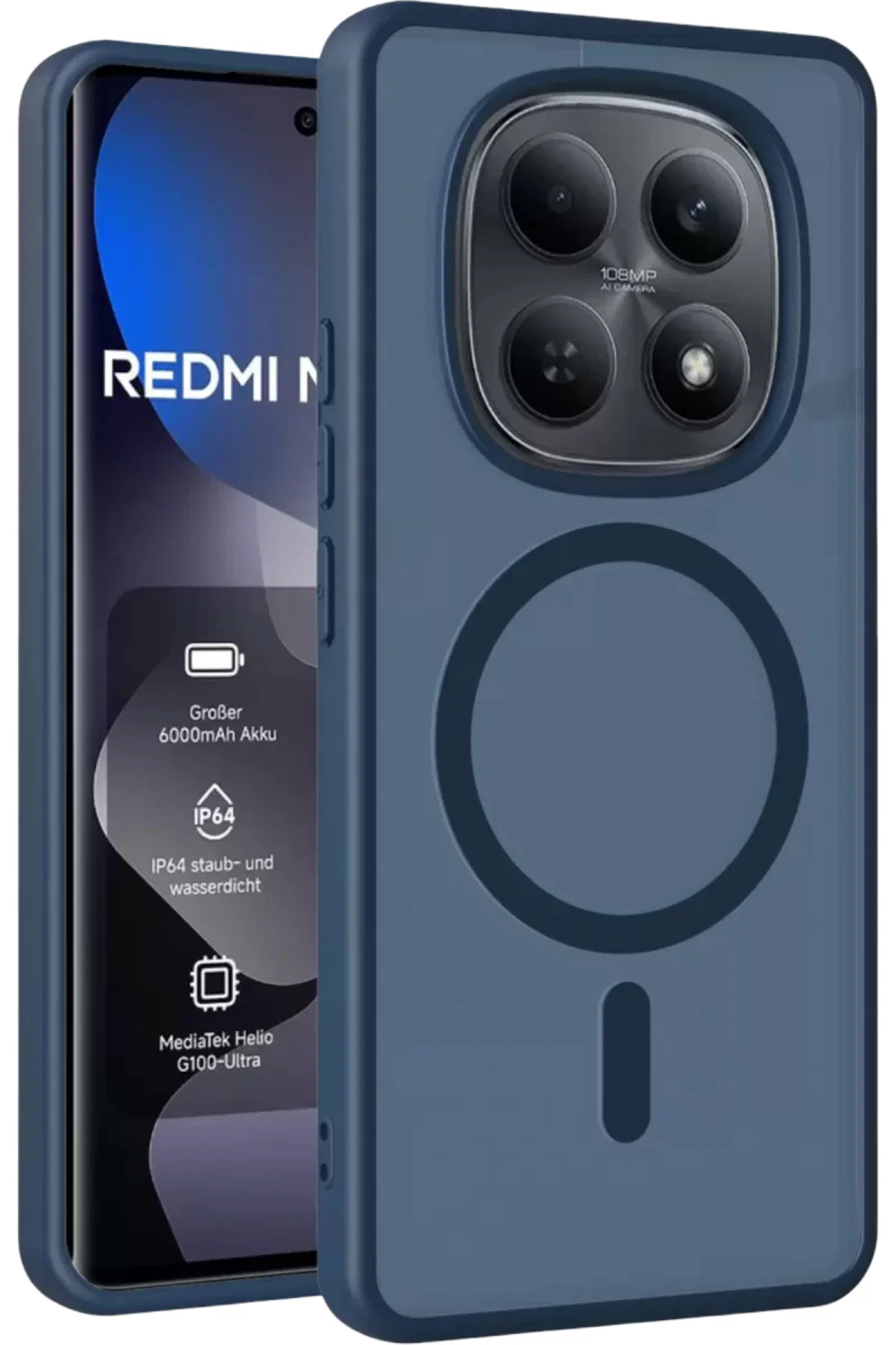 Joko Xiaomi Redmi Note 15 4g Jota Magsafe Kapak - Lacivert