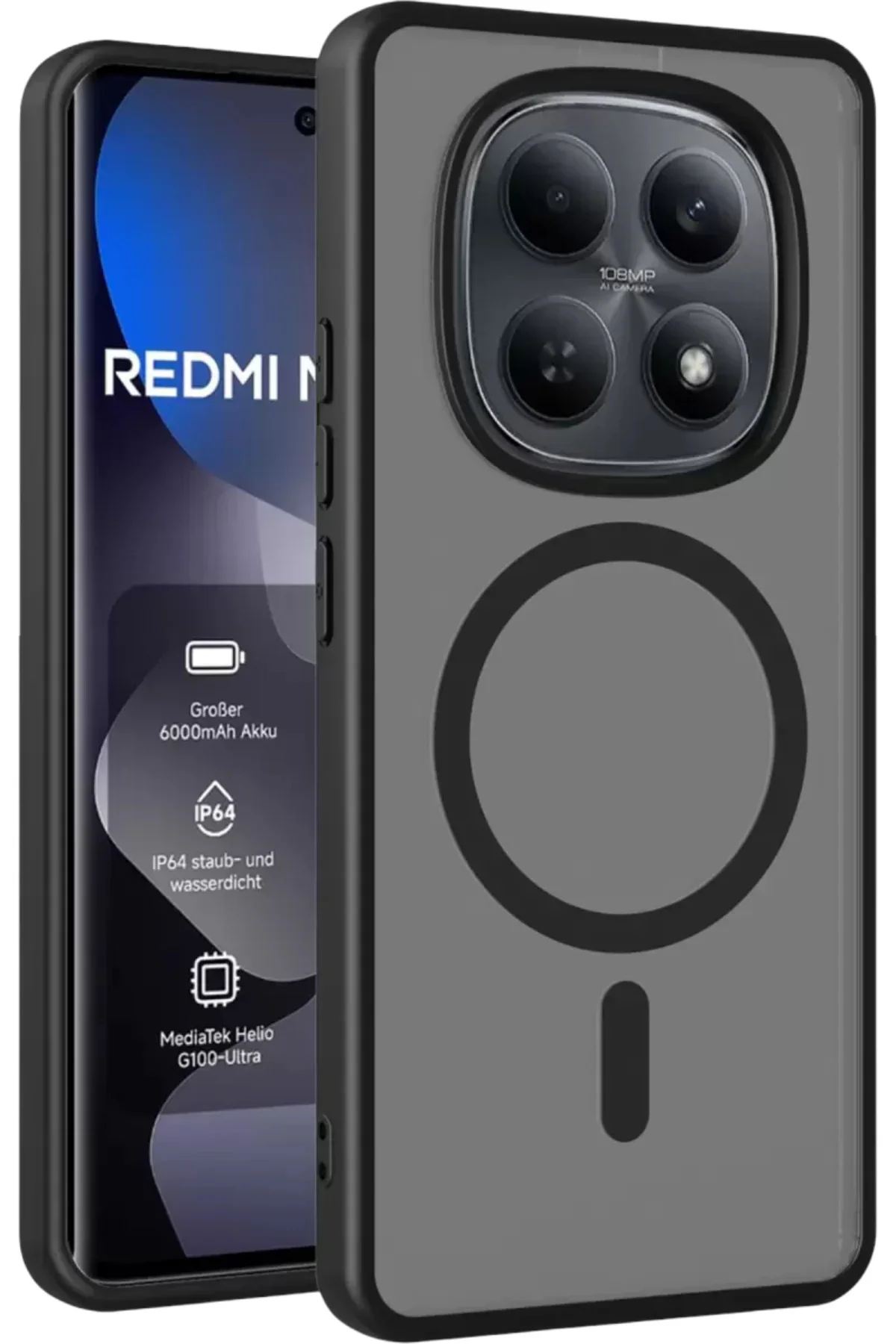 Joko Xiaomi Redmi Note 15 4g Jota Magsafe Kapak - Siyah