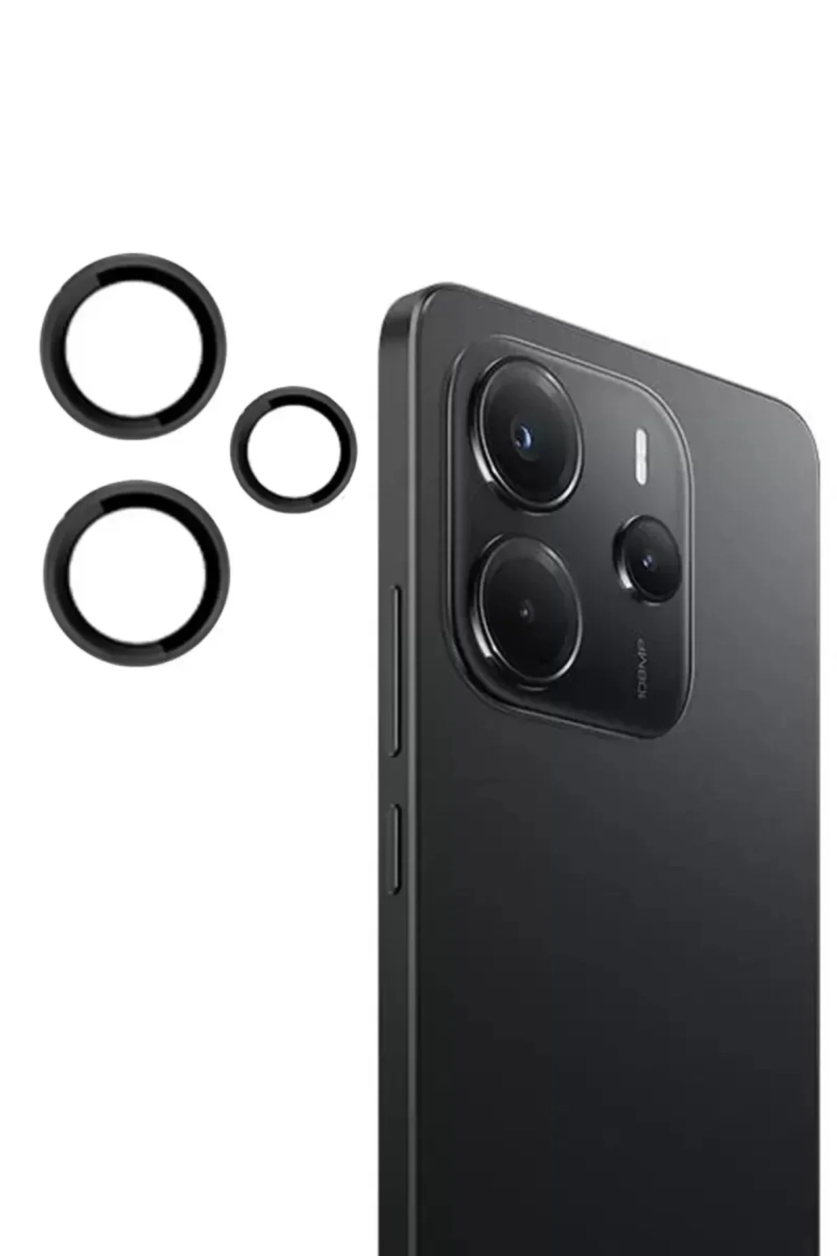 Joko Xiaomi Redmi Note 14 4g Pvd Metal Kamera Lens - Siyah