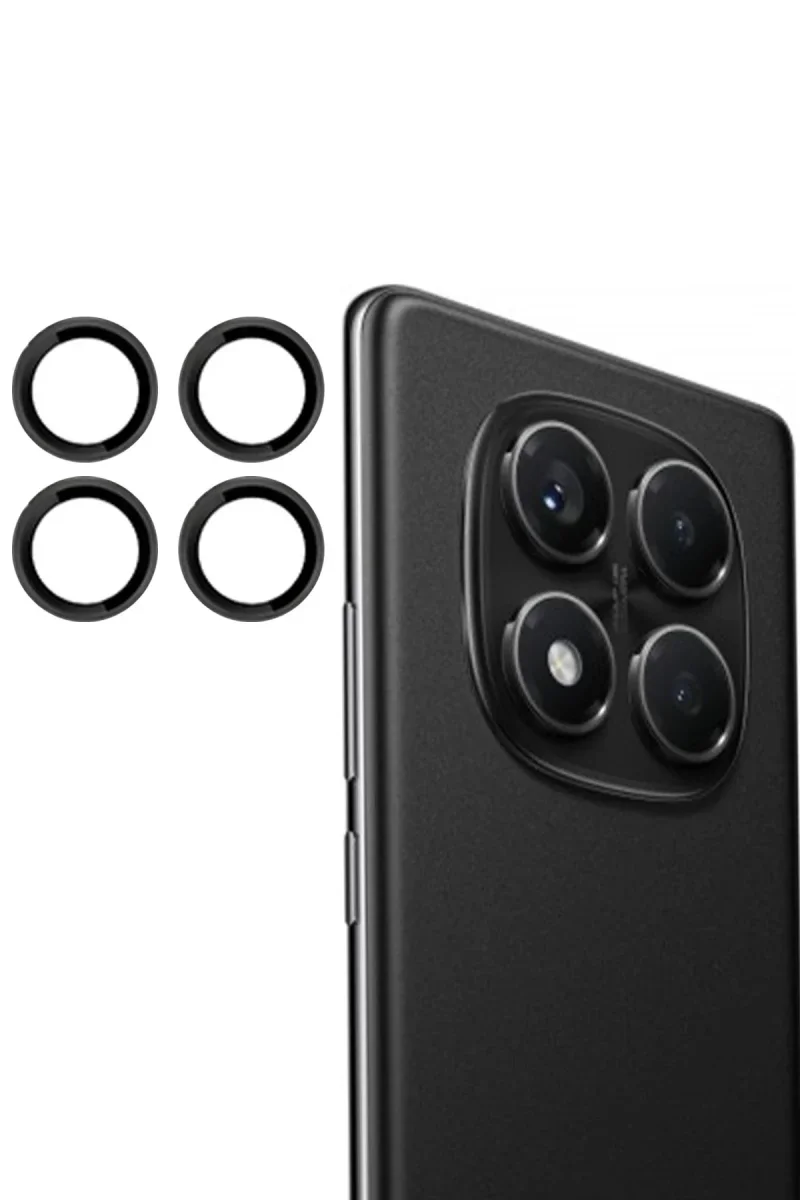 Joko Xiaomi Redmi Note 14 Pro 4G PVD Metal Kamera Lens - Siyah Joko Xiaomi Redmi Note 14 Pro 4G PVD Metal Kamera Lens - Siyah
