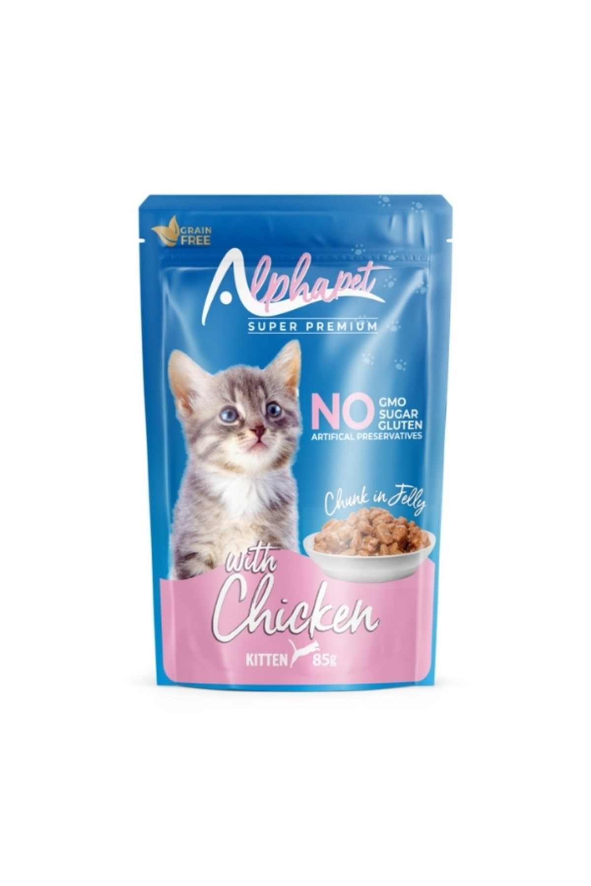 Jöle İçinde Parça Tavuk Etli Pouch Yavru Konserve Kedi Maması 85 