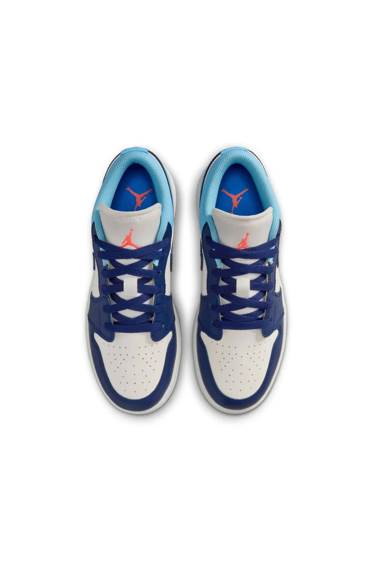 Jordan 1 Low Sail Blue Chill (GS) - 553560-149
