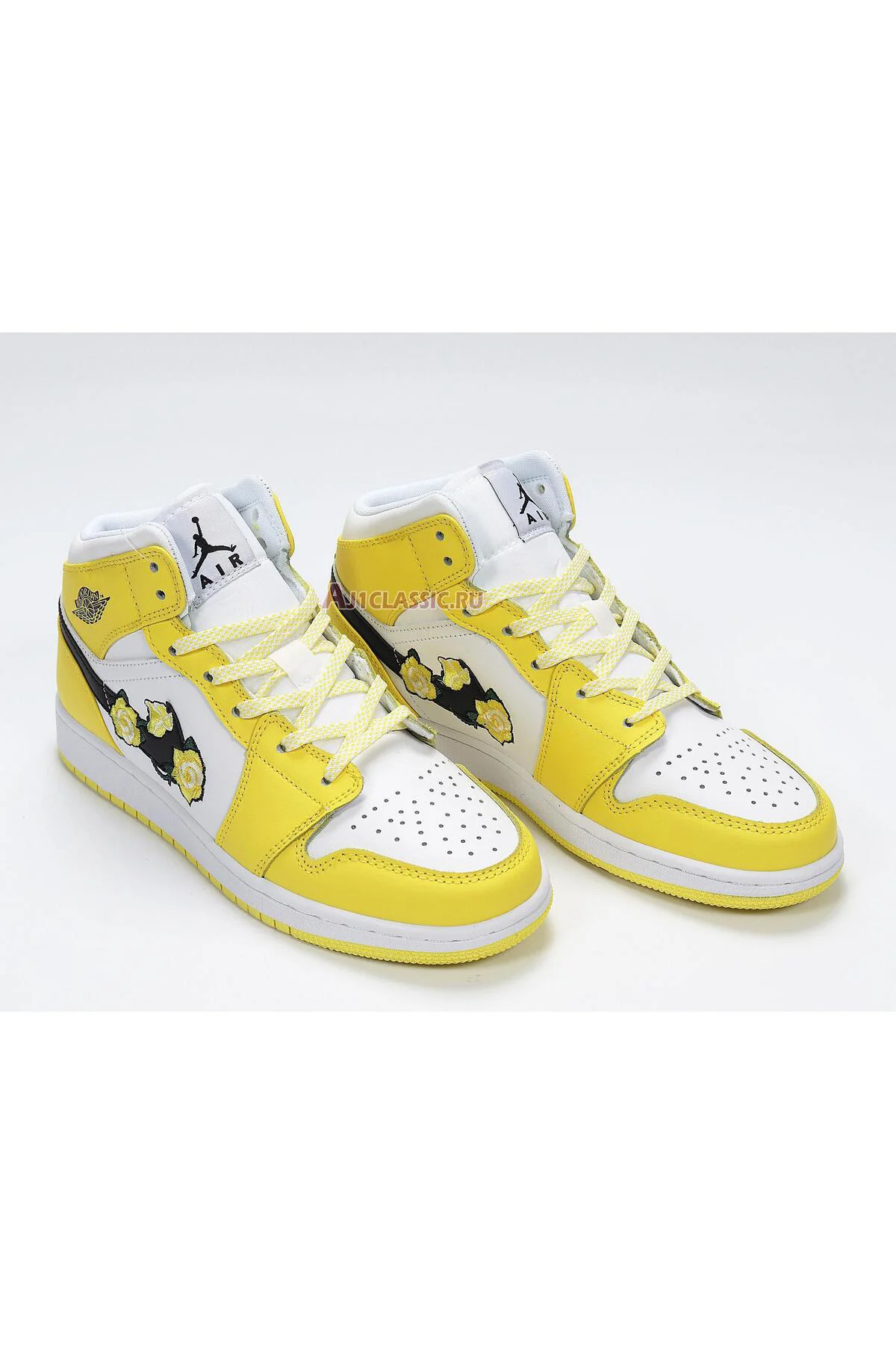 Jordan 1 Mid Dynamic Yellow Floral (gs) Av5174-700