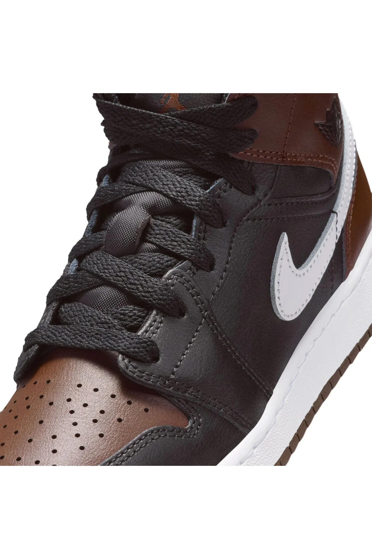 Jordan 1 Mid Gs Kahverengi Basketbol Ayakkabısı