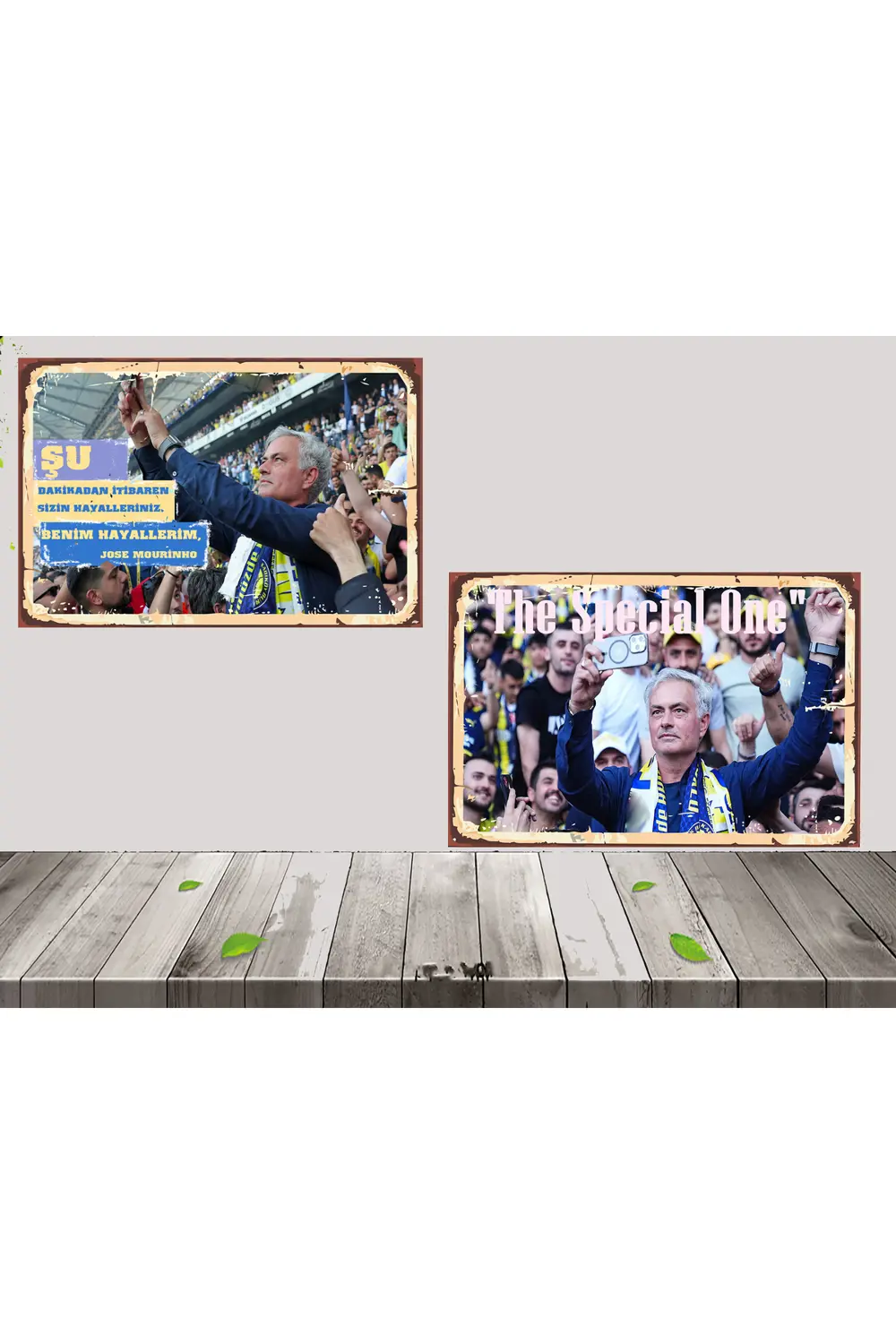 jose Mourinho The Special One Temalı 2 Adet 20x30 Set