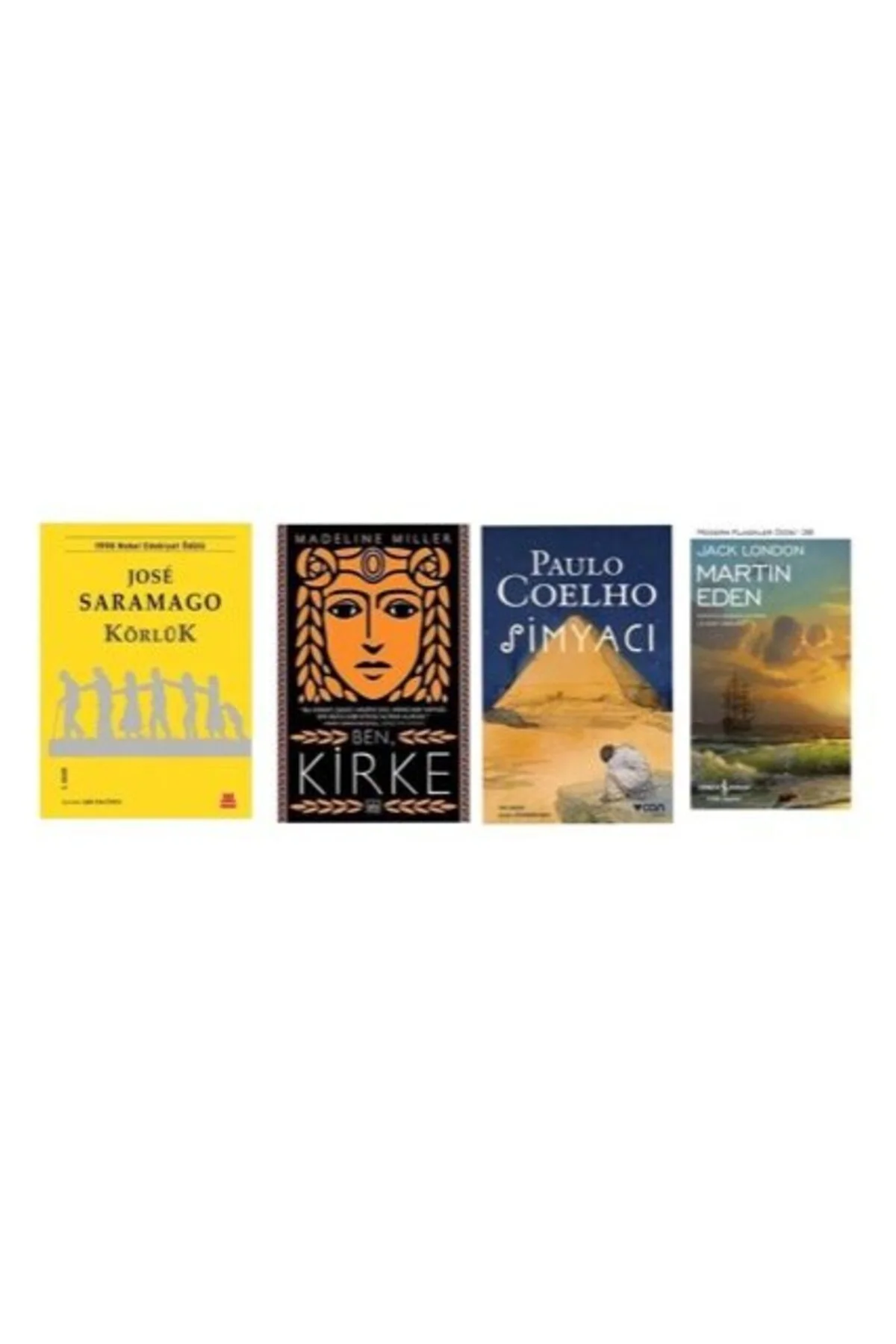 jose saramago korluk + ben kirke + simyaci + martin eden =4 set Fiyatı, Yorumları ve Özellikleri