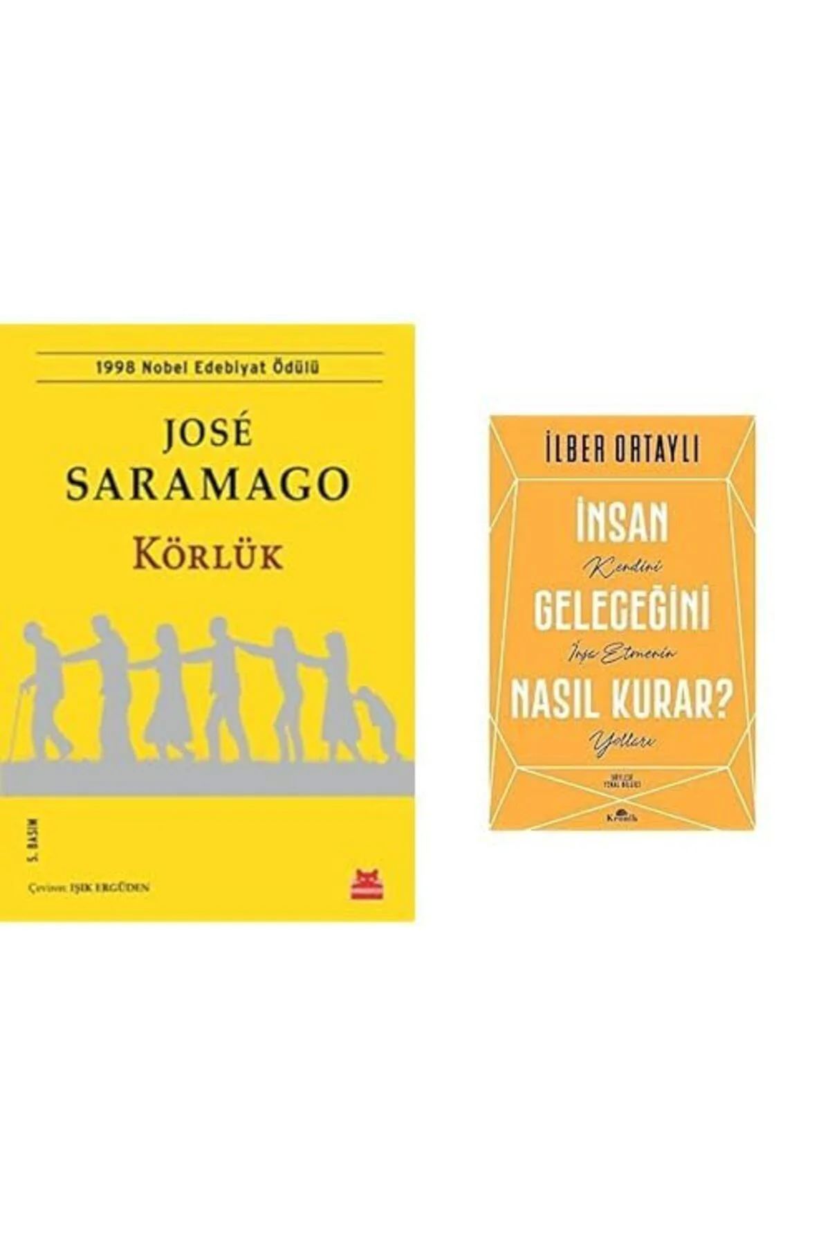 JOSE SARAMAGO KORLUK+INSAN GELECEGINI NASIL KURAR=2 SET