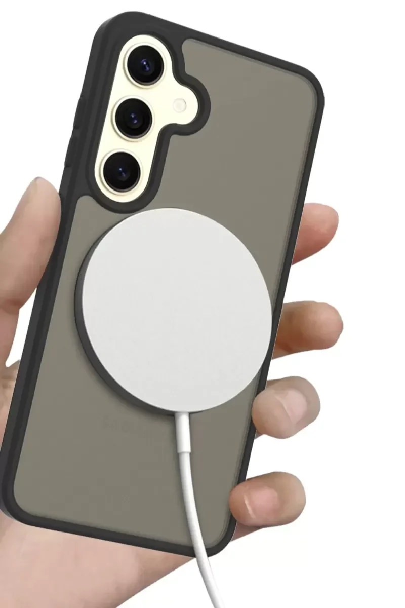 Jota MagSafe Kılıf - Galaxy S25 Plus ile Uyumlu Lila Premium Silikon