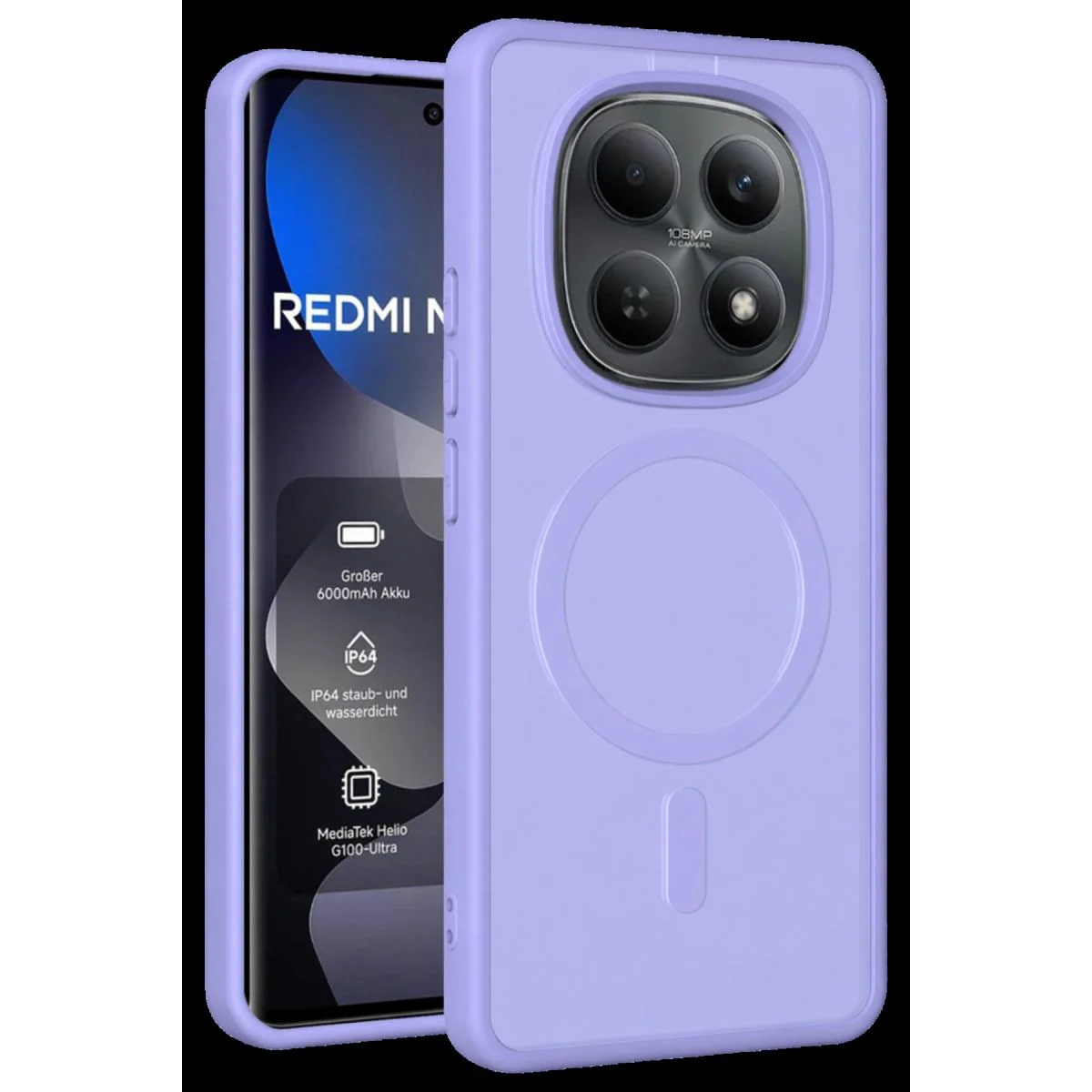 JOTA MagSafe Kılıf - Xiaomi Redmi Note 15 Pro 5g ile Uyumlu Lila Silikon Telefon Kılıfı Fiyatı, Yorumları ve Özellikleri