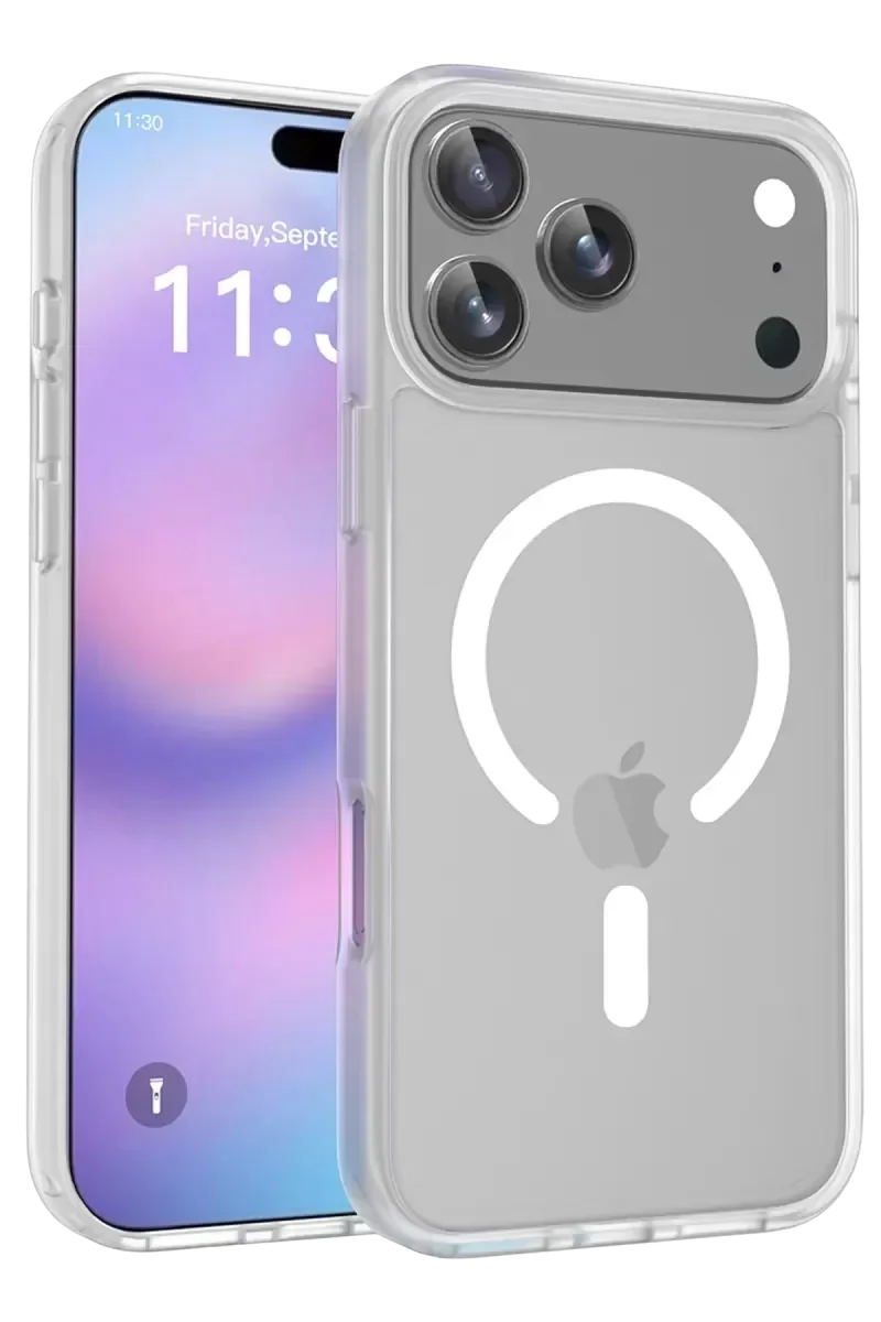 Jota MagSafe Şeffaf Kılıf - iPhone 17 Pro ile Uyumlu Çift Katmanlı Koruma