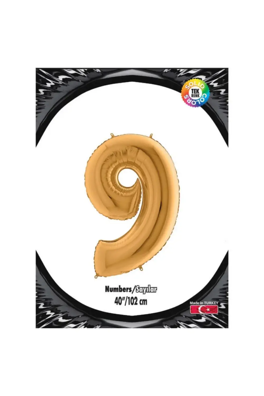 Joy Rakam Folyo Balon 40" (101.50 Cm) Altın- 9