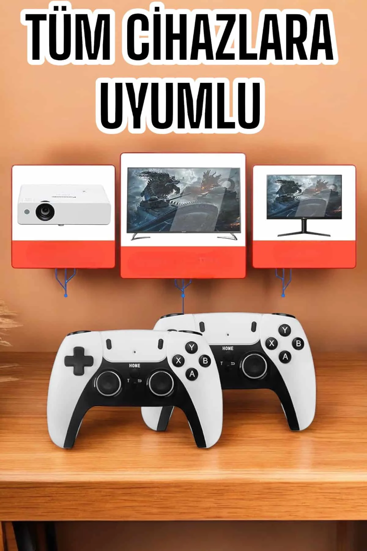 Joystick Çift Kollu Oyun Kolu Retro Oyun Yüksek Çözünürlüklü 3D Game Joystick Çift Kollu Oyun Kolu Retro Oyun Yüksek Çözünürlüklü 3D Game