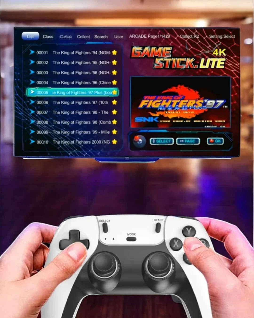Joystick Çift Kollu Oyun Kolu Retro Oyun Yüksek Çözünürlüklü 3D Game