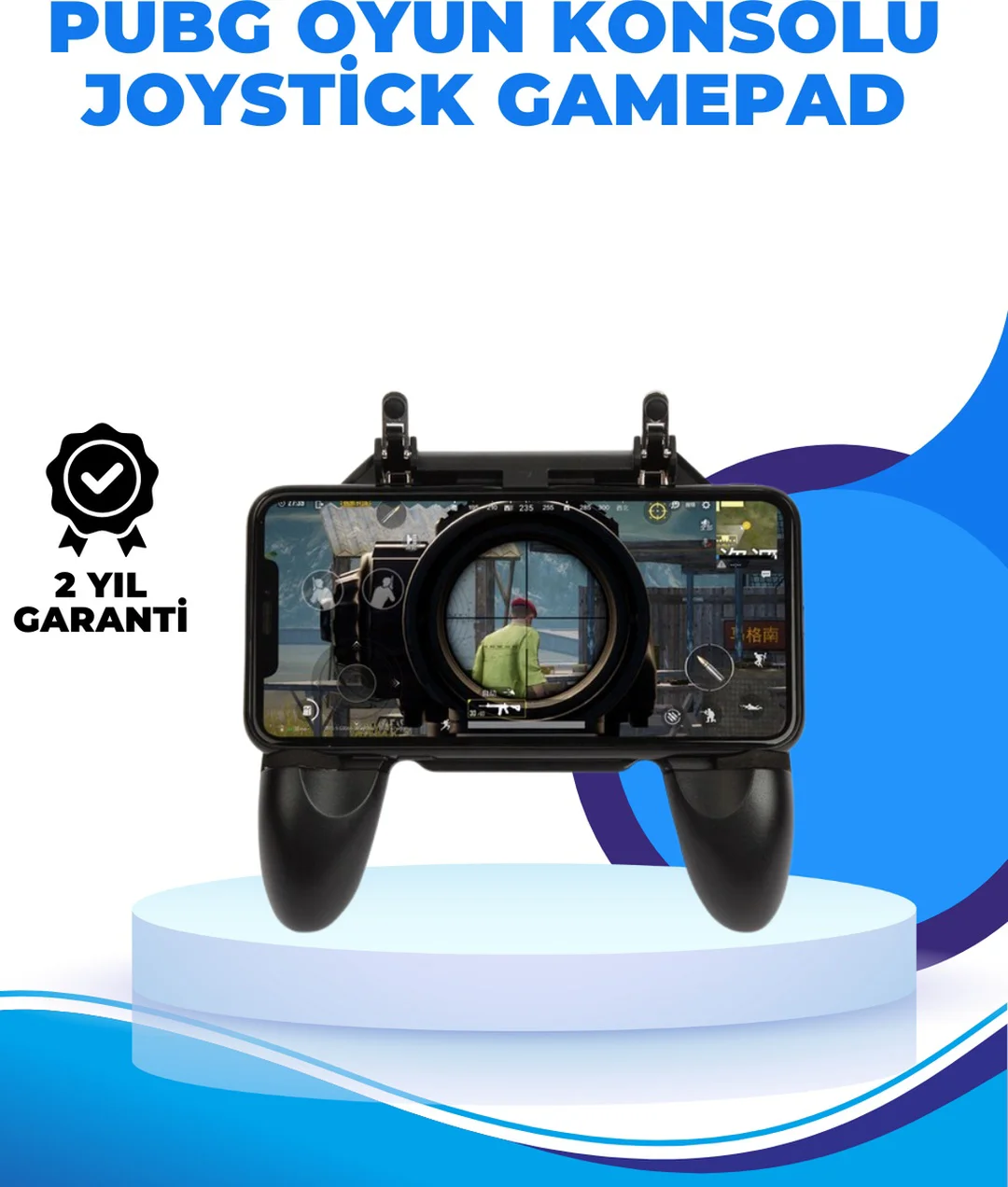 Joystickli Ve Tetikleyicili Pubg Mobile Gamepad Oyun Kontrolcüsü - Lisinya