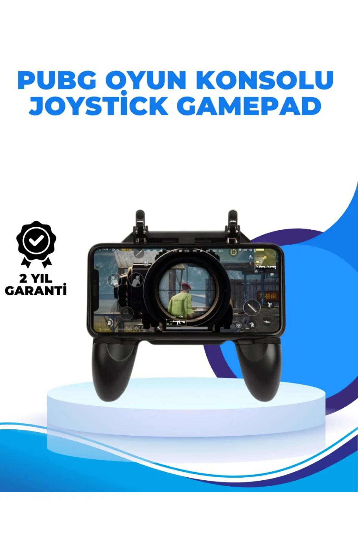 Joystickli Ve Tetikleyicili Pubg Mobile Gamepad Oyun Kontrolcüsü