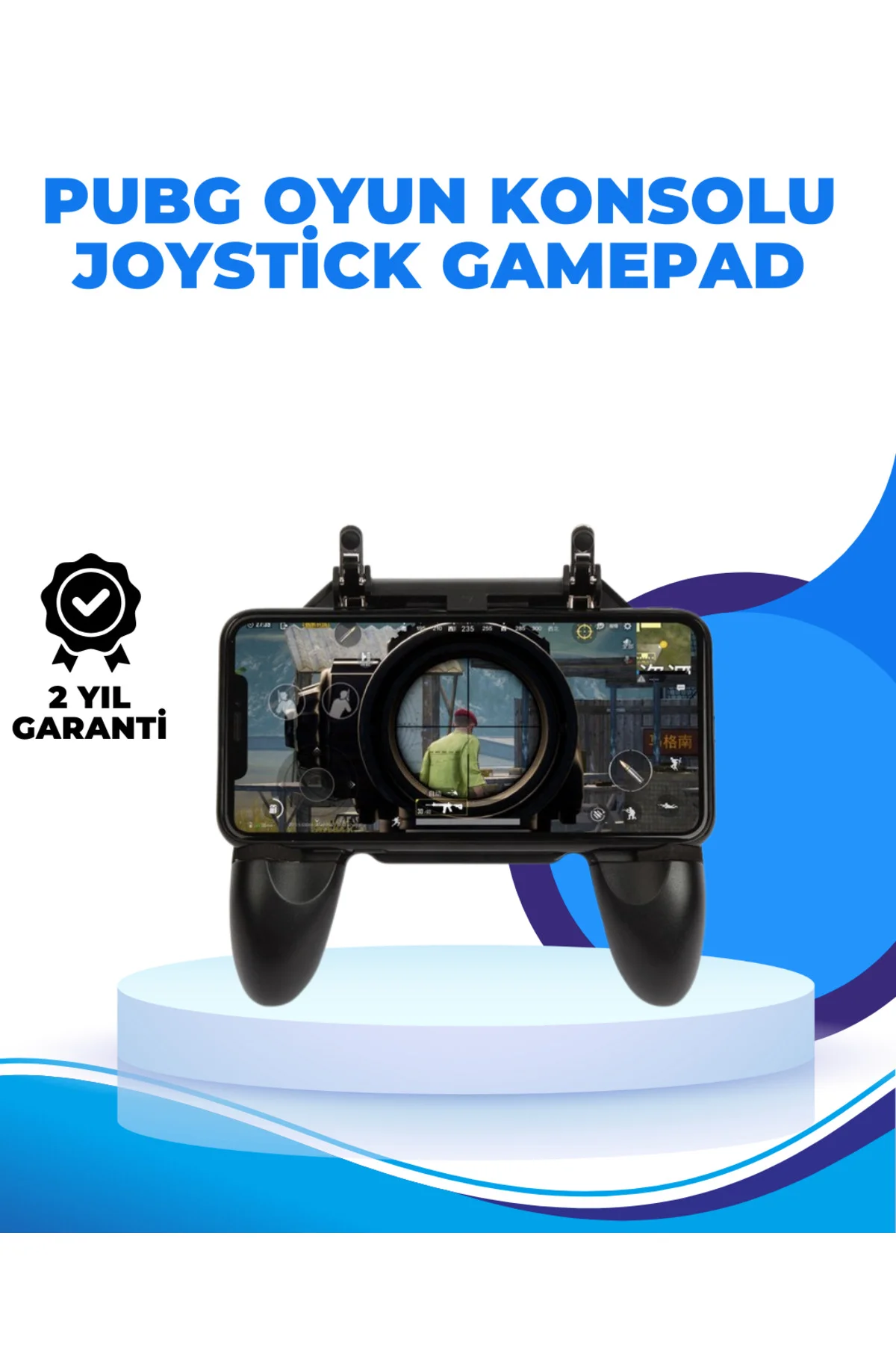 Joystickli Ve Tetikleyicili Pubg Mobile Gamepad Oyun Kontrolcüsü