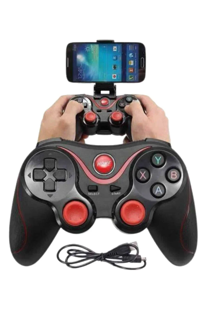 Joystik Gamepad Bluetooth Telefon Tutucu - Android Uyumlu Oyun Kolu