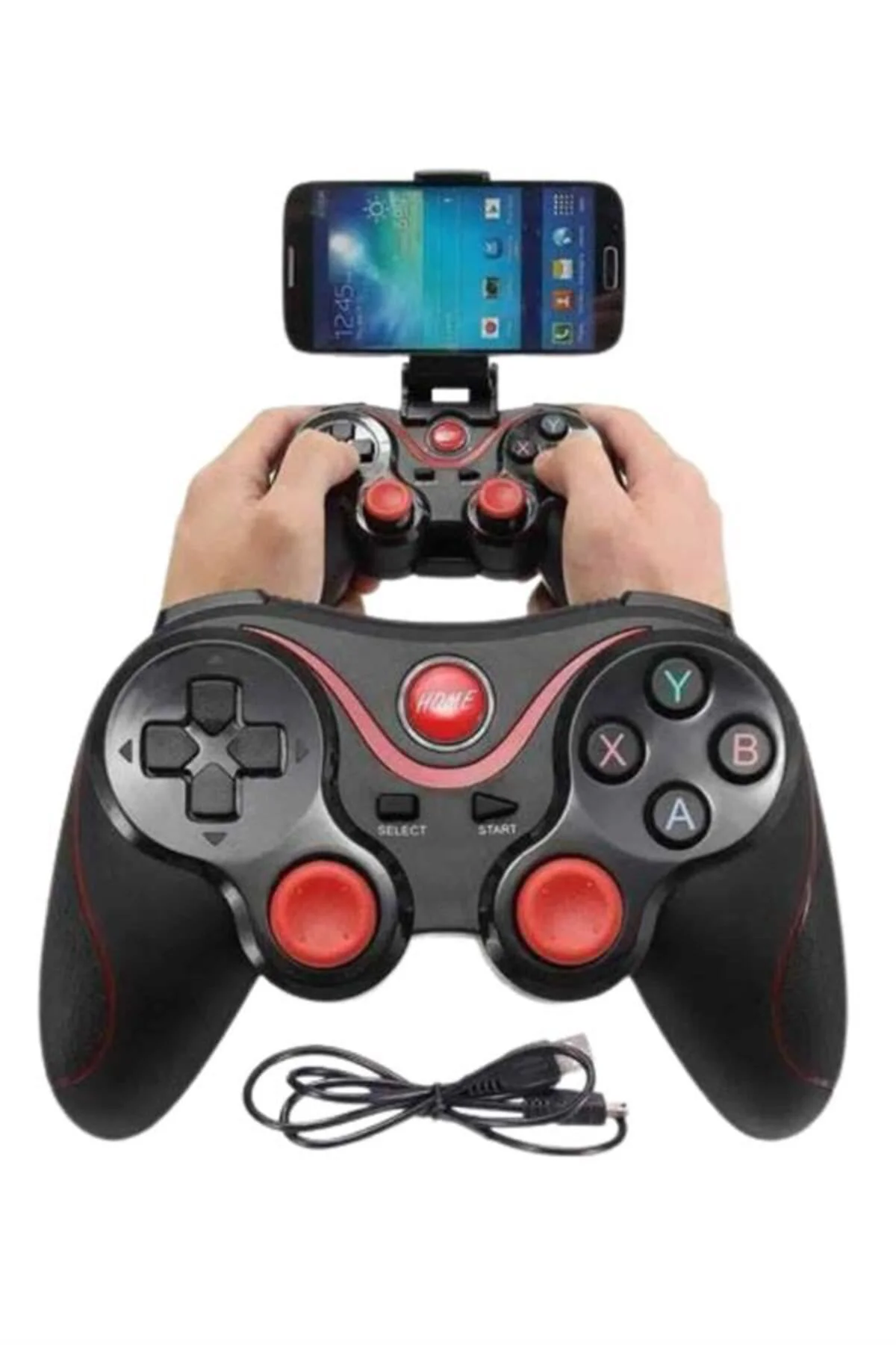 Joystik Gamepad Bluetooth Telefon Tutucu Oyun Kolu Telefon Androi