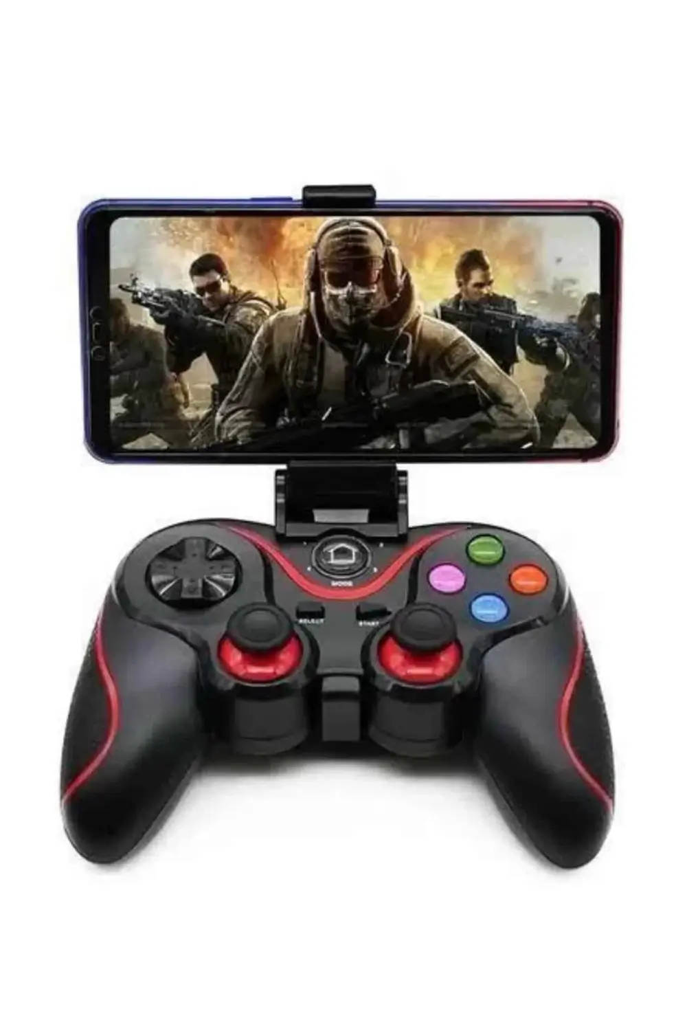 Joystik Gamepad Bluetooth Telefon Tutucu Oyun Kolu Telefon Androi