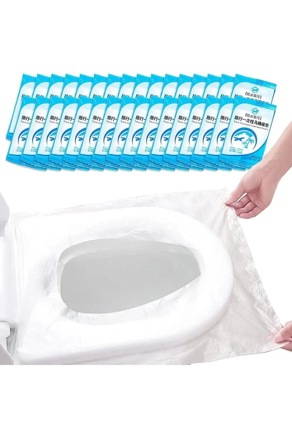 jptrShop 50'li Tek Kullanımlık Su Geçirmez Klozet Kapağı – Seyaha