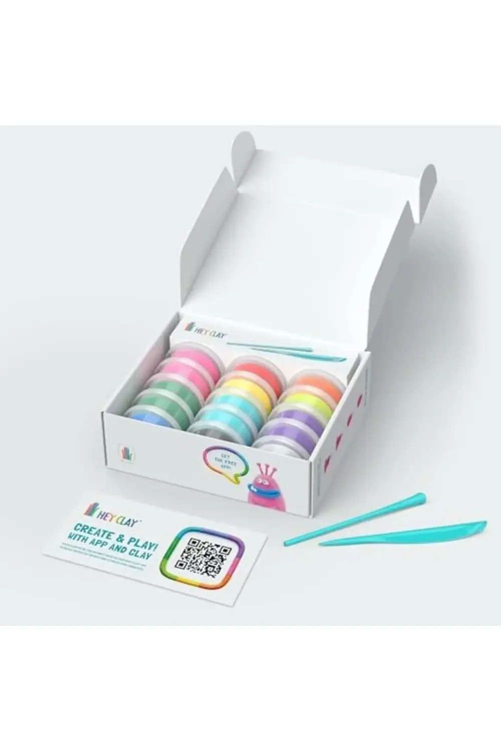jptrShop CLAY Canavarlar - Çocuklar için Hava ile Kuruyan Kil Set