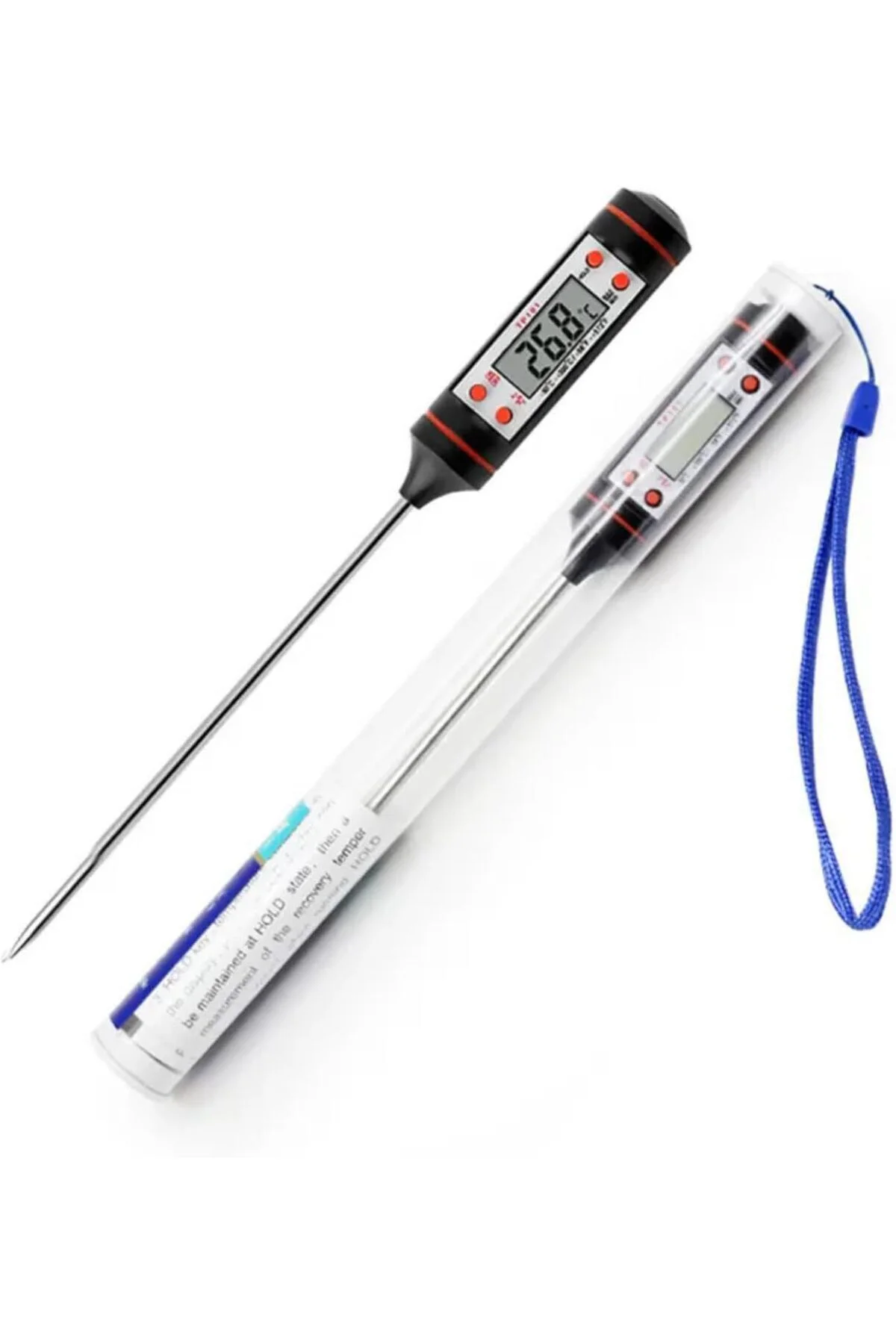 jptrShop Hoala Dijital Gıda Termometresi, Mutfak Termometresi, Geniş Sıcaklık Alanı, -50 °C (-