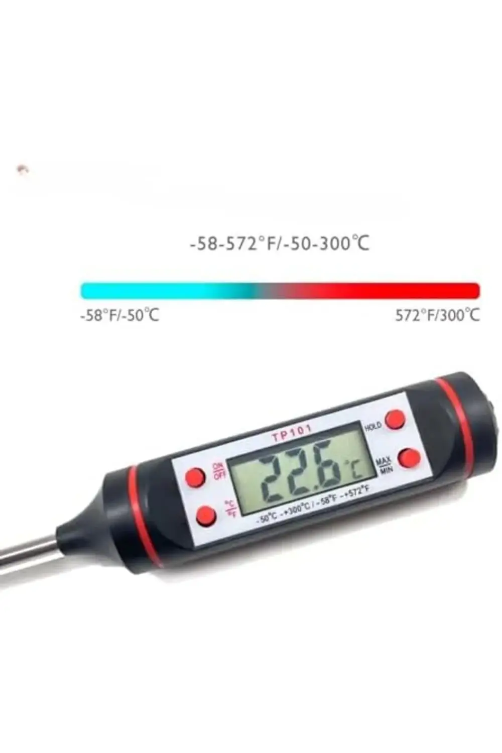 jptrShop Hoala Dijital Gıda Termometresi, Mutfak Termometresi, Ge