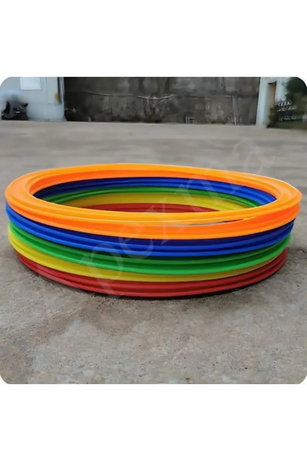 jptrShop Seksek Halka Oyunu Seti 22 Parça - Anaokulu ve Açık Hava