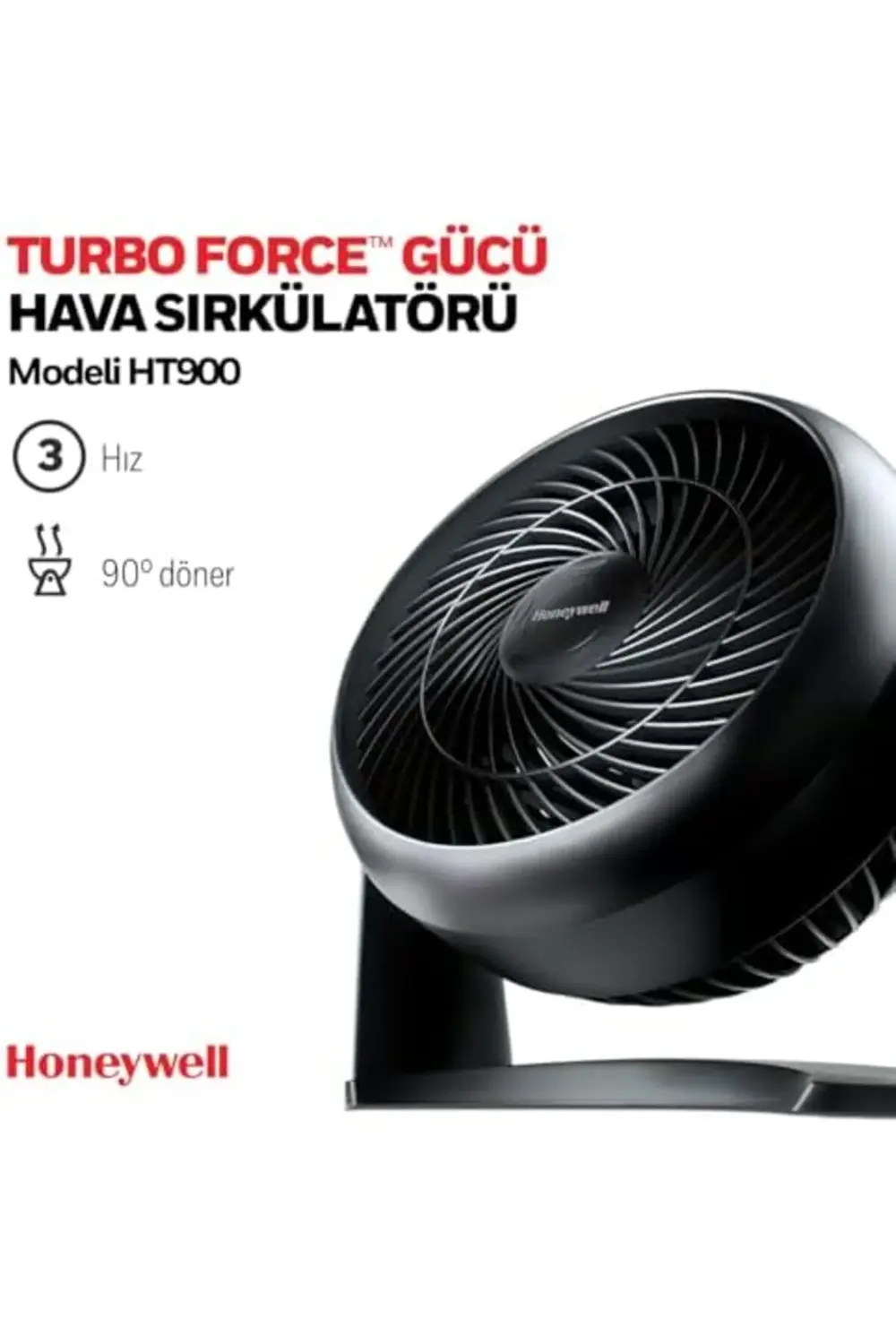 jptrShop TurboForce Turbo Vantilatör HT900NE4 Sessiz Soğutma, 90