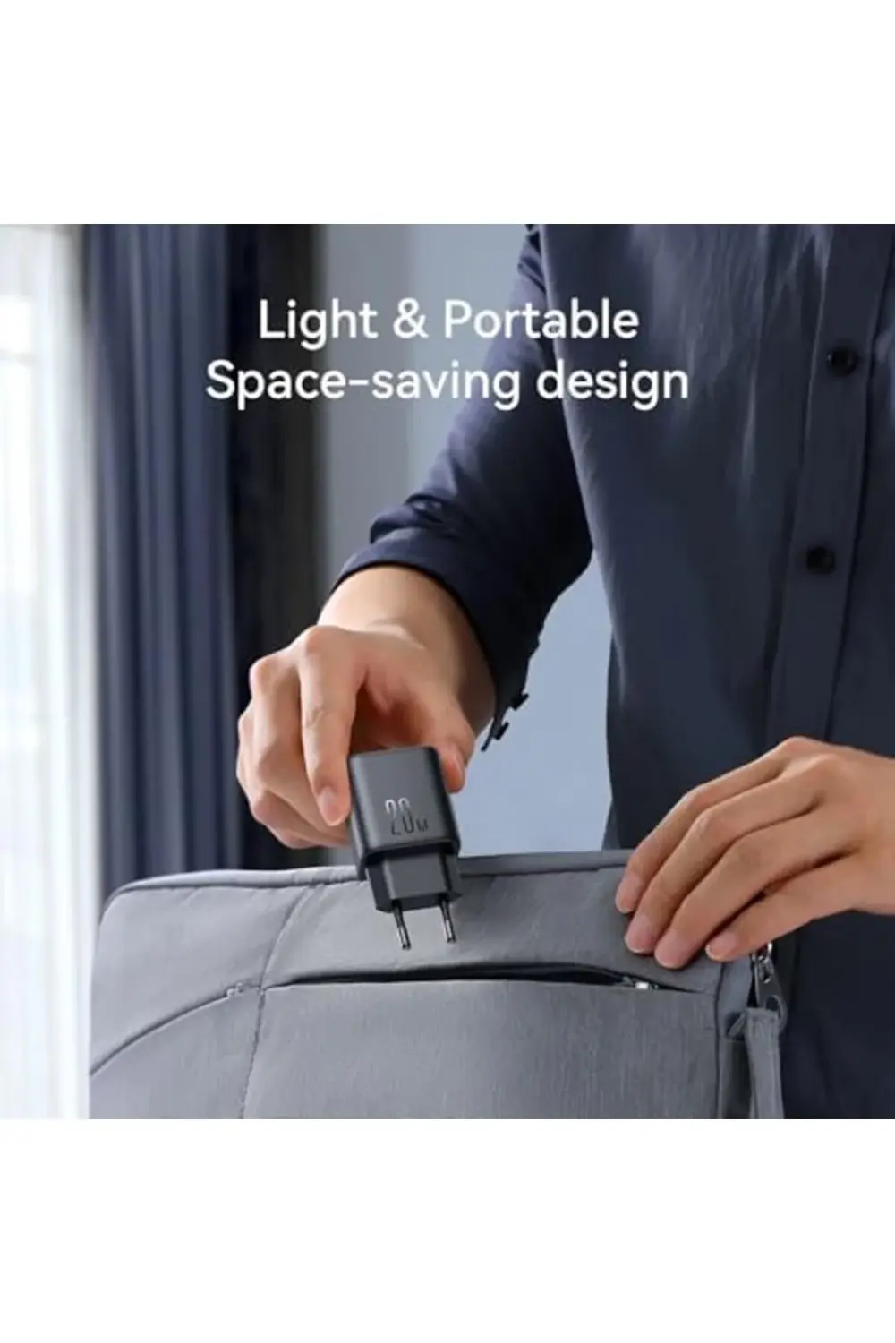 JR-TCF20 PD20W Şarj Cihazı, Siyah 395519