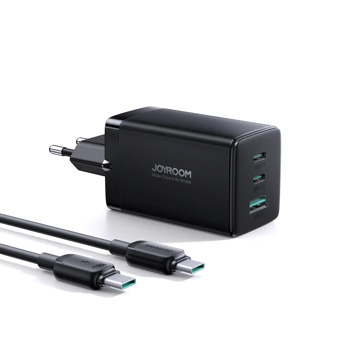 JR-TCG01 65W 2C1A FAST CHARGER+100W C TO C CABLE