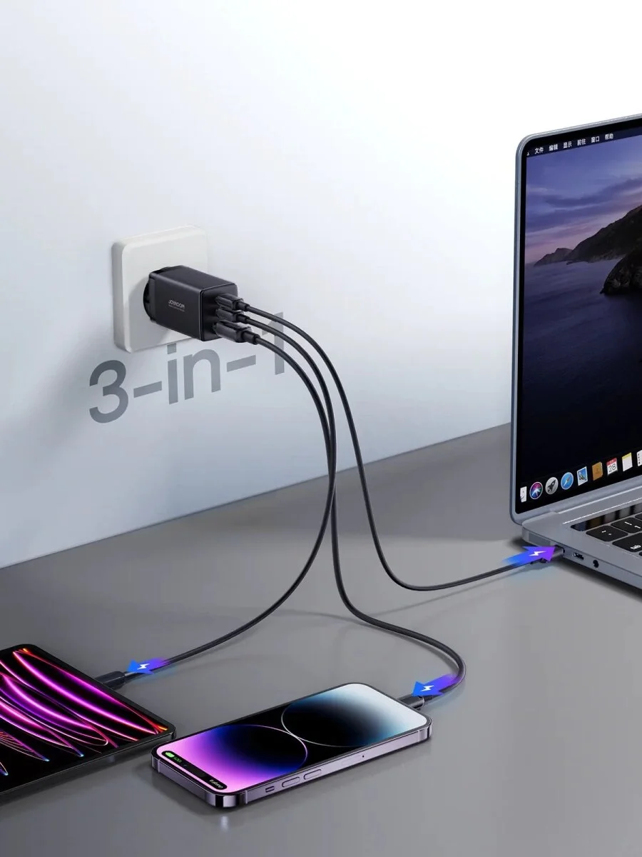 JR-TCG01 65W 2C1A FAST CHARGER+100W C TO C CABLE