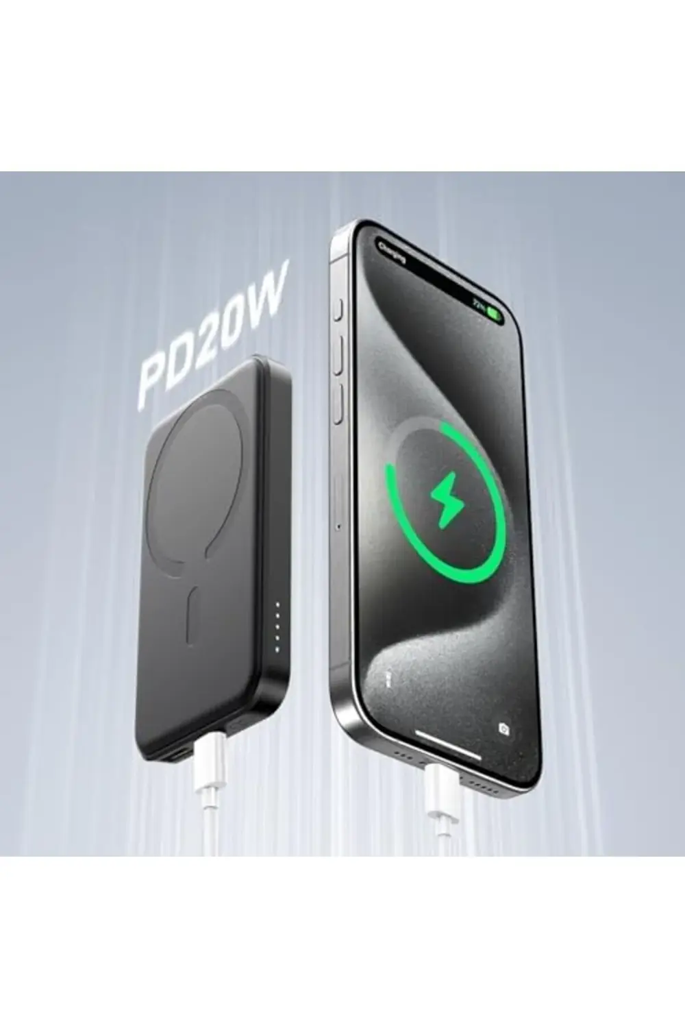 JR-W020 20W Mini wireless power bank 10000mah 395519