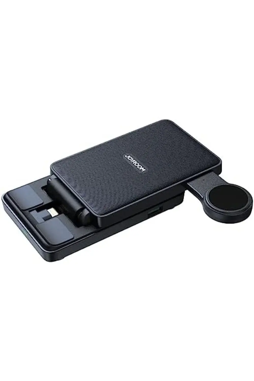 JR-WQS02 4-in-1 Katlanabilir Kablosuz Şarj İstasyonu Type-C Siyah