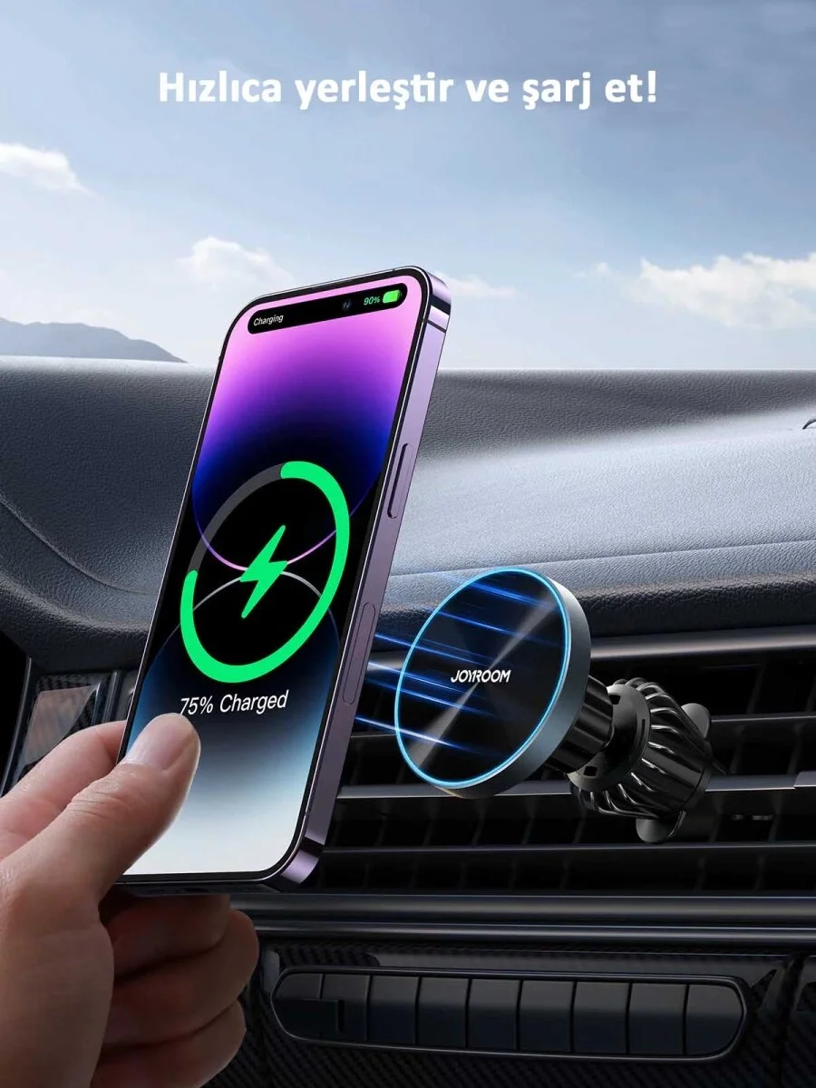 JR-ZS240 MAGNETIC WIRELESS CAR CHARGE HOLDER Fiyatı, Yorumları ve Özellikleri