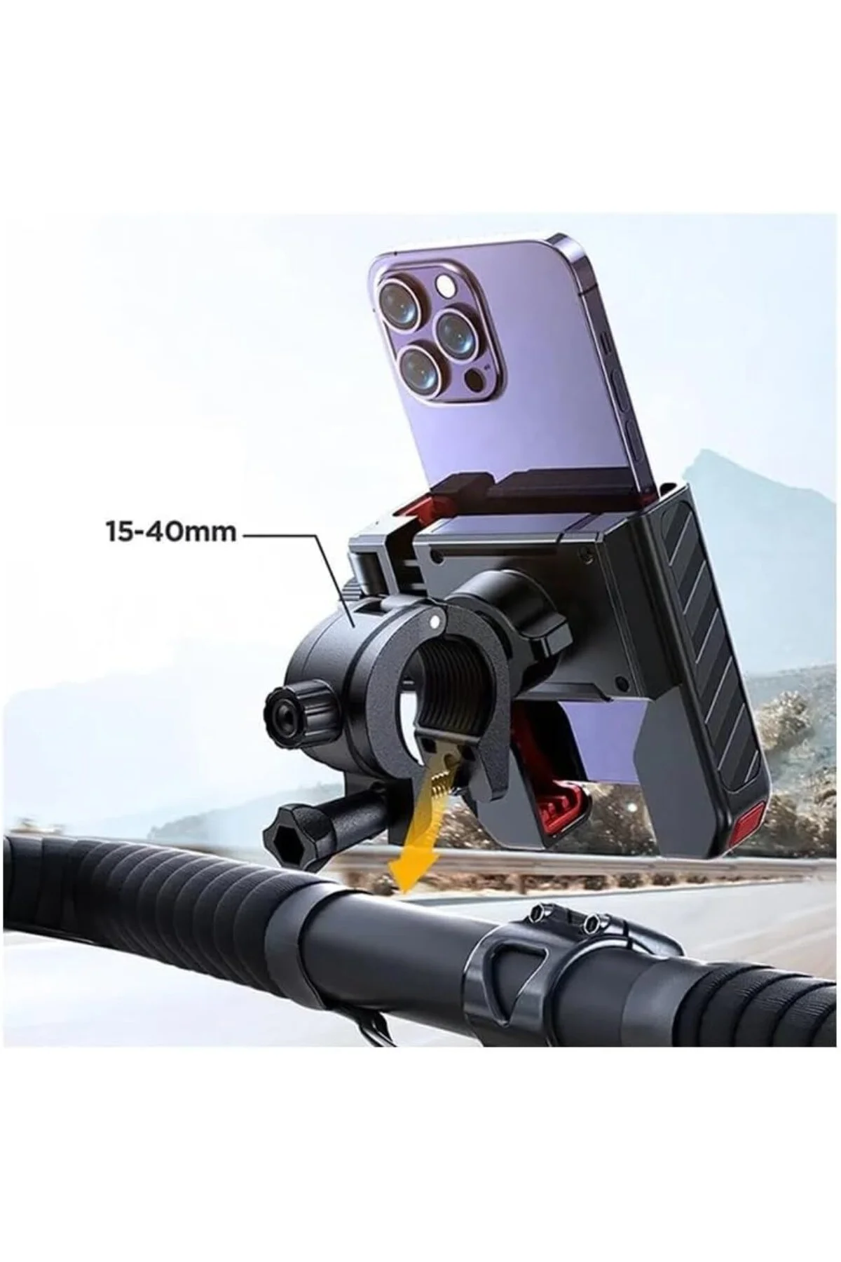 JR-ZS266 Bisiklet-Motosiklet Kıskaçlı Telefon Tutucu 4.7"-7" Gido JR-ZS266 Bisiklet-Motosiklet Kıskaçlı Telefon Tutucu 4.7"-7" Gido