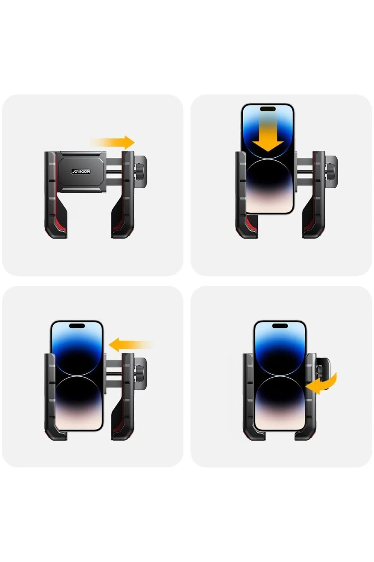 JR-ZS266 Bisiklet-Motosiklet Kıskaçlı Telefon Tutucu 4.7"-7" Gido JR-ZS266 Bisiklet-Motosiklet Kıskaçlı Telefon Tutucu 4.7"-7" Gido