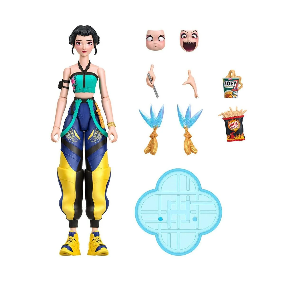 JRY32 K-POP Demon Hunters - Zoey Aksiyon Figürü JRY32 K-POP Demon Hunters - Zoey Aksiyon Figürü
