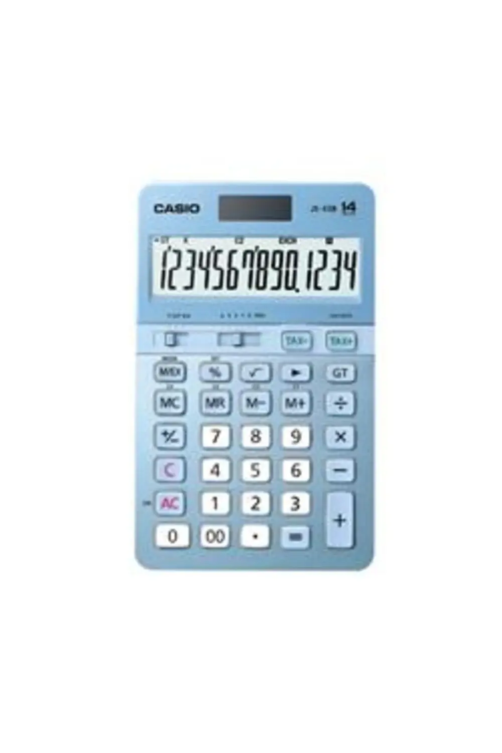 JS-40B-BU Mavi Profesyonel 14 Hane Masa Üstü Hesap Makinesi