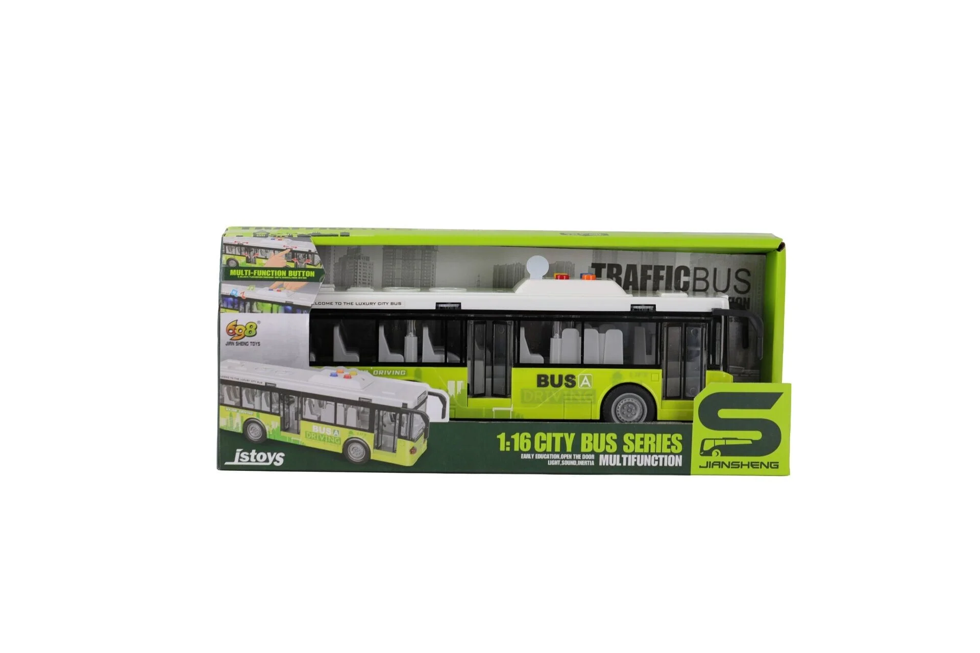 JS120AB BÜYÜK PİLLİ IŞIKLI SESLİ PİLLİ OTOBÜS