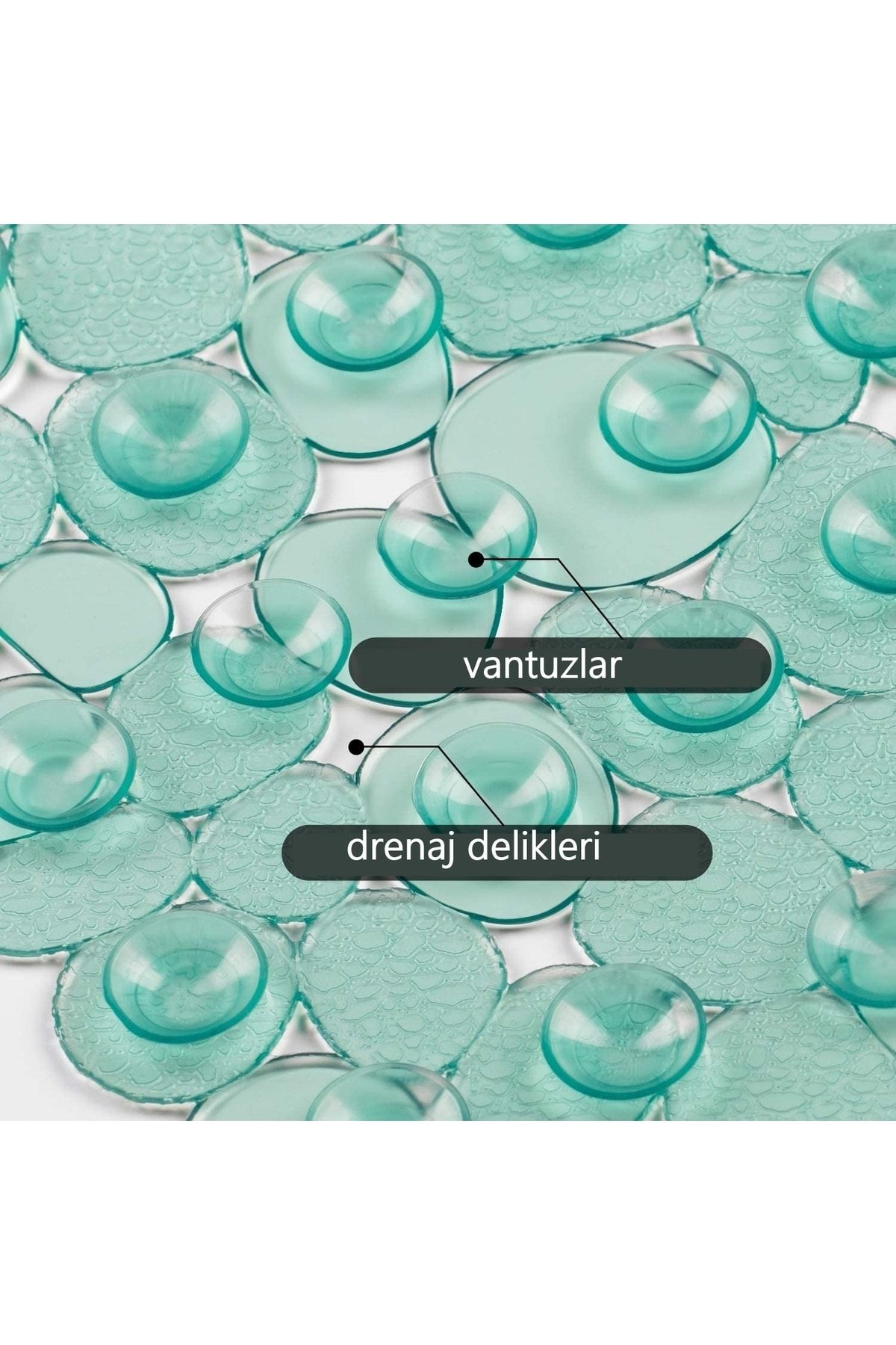 Transformacion J.Stone Design Pudra 33 Vantuzlu Banyo Duş Kaydirmaz Paspas