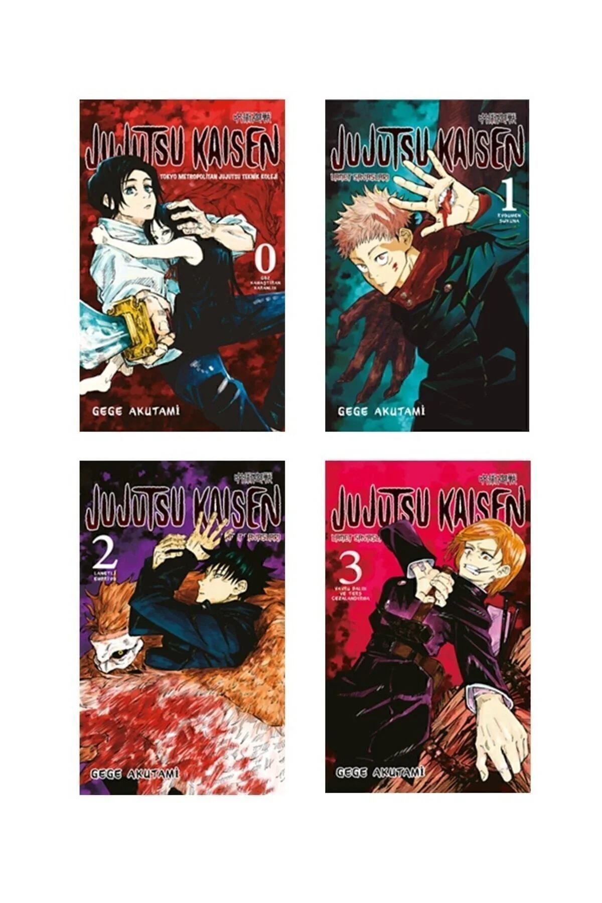Jujutsu Kaisen 0-1-2-3 Kitaplar-gege Akutami Manga Çizgi Roman Fiyatı, Yorumları ve Özellikleri